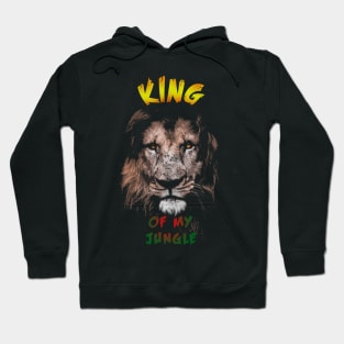 Male lion "king of my jungle" Hoodie